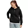 Puma felpa con cappuccio relaxed donna ESS Centered Cat Logo, nera, taglia L