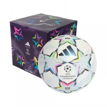 adidas UCL League 26/27 League Stage Box pallone da calcio taglia 4 bianco/blu/rosa/verde KE9771