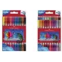 Faber-Castell pennarelli glitter doppia punta, confezione da 20 con punta larga e fine (3-5 mm / 1 mm), lavabili - 151108