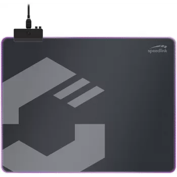Speedlink Levas M LED Tappetino per mouse (SL-620107-BK)