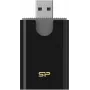 Silicon Power Combo Lettore di schede SD/microSD, USB 3.2 Gen 1 Type-A, Nero (SPU3AT5REDEL300K)