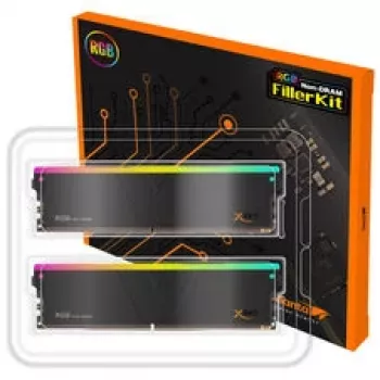 V-Color Manta XSky RGB Filler-Kit per DDR5, senza DRAM, ARGB - kit dual, nero