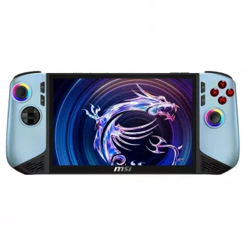 MSI Claw 8 AI+ A2VM Glacier Blue Edition-254PL PC gaming portatile - Intel Core Ultra 7 258V, 32GB LPDDR5x, 1TB SSD, touchscreen 20,3 cm (8 pollici) FHD 120Hz, Intel Arc Graphics, Windows 11 Home