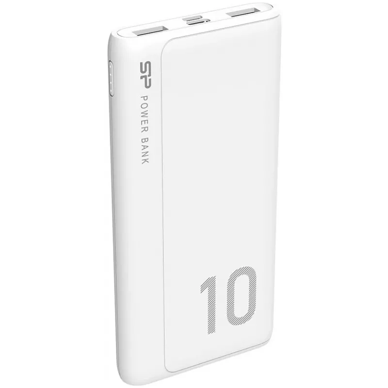 Silicon Power GP15 10000 mAh power bank, bianco (SP10KMAPBKGP150W)
