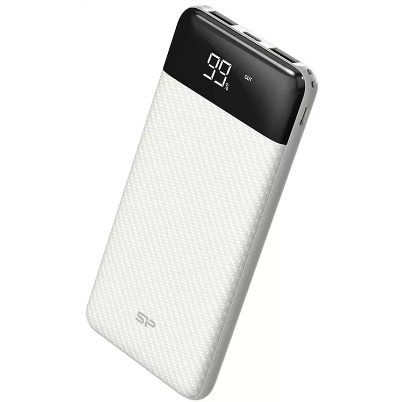 Silicon Power GP28 10000 mAh power bank, bianco (SP10KMAPBKGP280W)