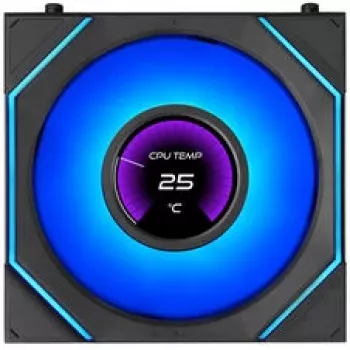 Lian Li UNI FAN SL-INF 120 FLEX LCD wireless ARGB confezione da 3 nero con controller