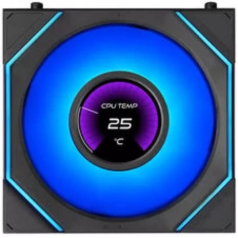 Lian Li UNI FAN SL-INF 120 FLEX LCD wireless ARGB confezione da 3 nero con controller
