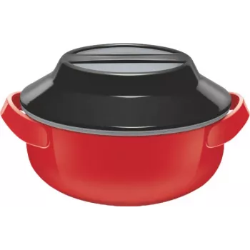 Milton Microwow 1000 casseruola termica, 0,82 L, rossa (MT-6491-P)