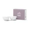 FIFTYEIGHT PRODUCTS set di ciotole 200ml - Lachend & Zwinkernd, bianco (2 pezzi)