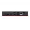 Lenovo ThinkPad Universal USB-C Dock 40AY0090EU - supporto per 3x display 4K, 100W Power Delivery, 10 porte, nero