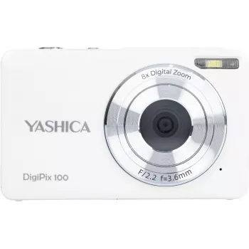 Fotocamera digitale Yashica DigiPix 100, bianca (YAS-DG100PP-WH)