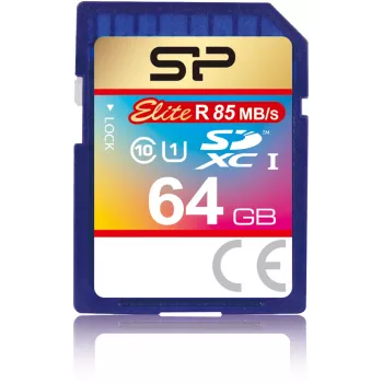 Silicon Power 64GB SDXC UHS-I U1 V10 scheda di memoria
