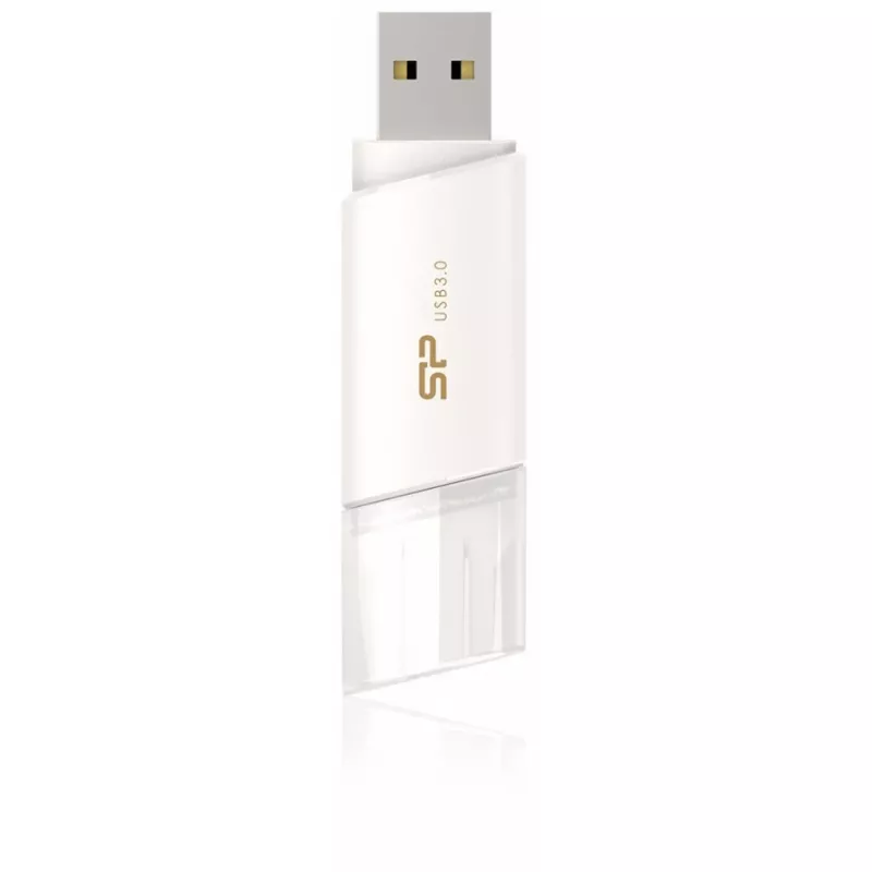 Silicon Power Blaze B06 32GB USB 3.2 Gen 1 flash drive, retrattile, bianco