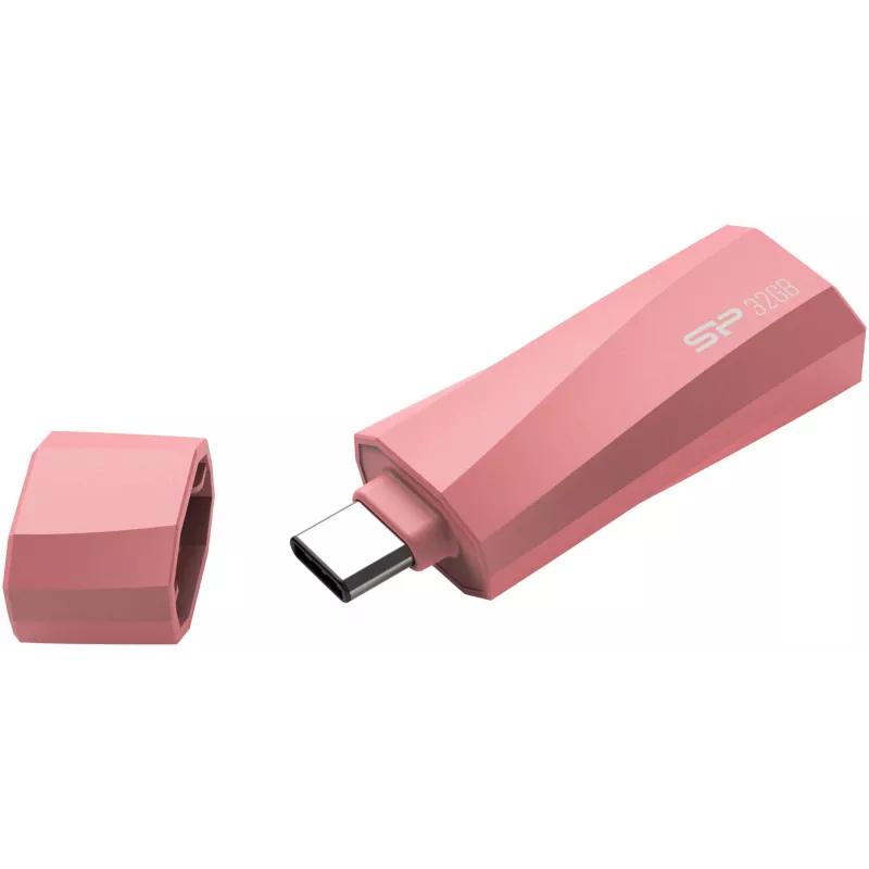 Silicon Power SP032GBUC3C07V1P 32 GB USB-C flash drive rosa senza cappuccio