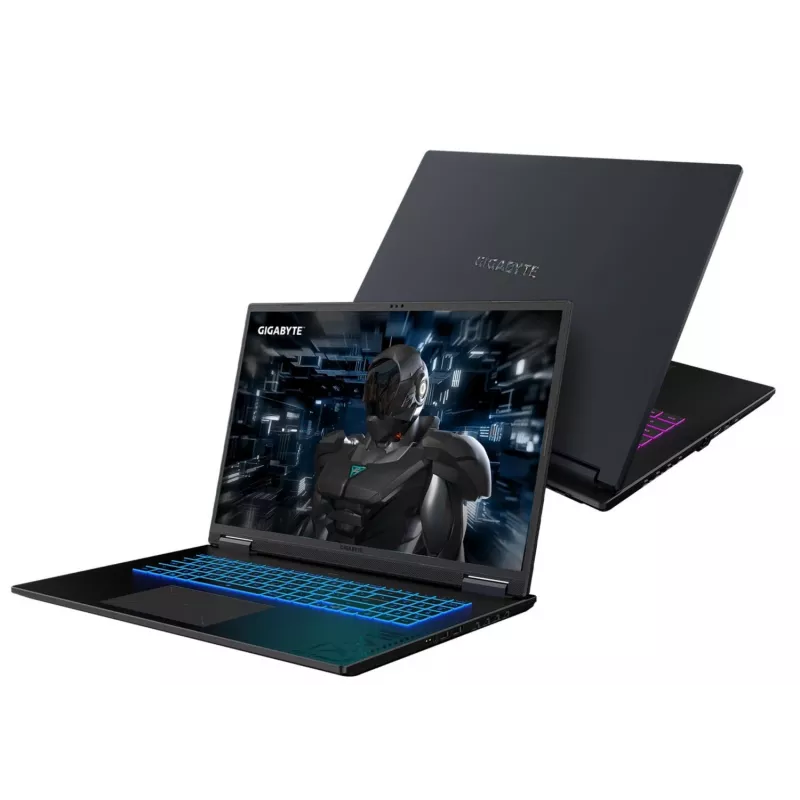 Gigabyte Gaming A18 PRO DYJG3EEBC4SH Laptop da gaming da 18 pollici, Intel Core 7 240H, 32GB RAM, 1TB SSD, GeForce RTX 5080, Windows 11 Home