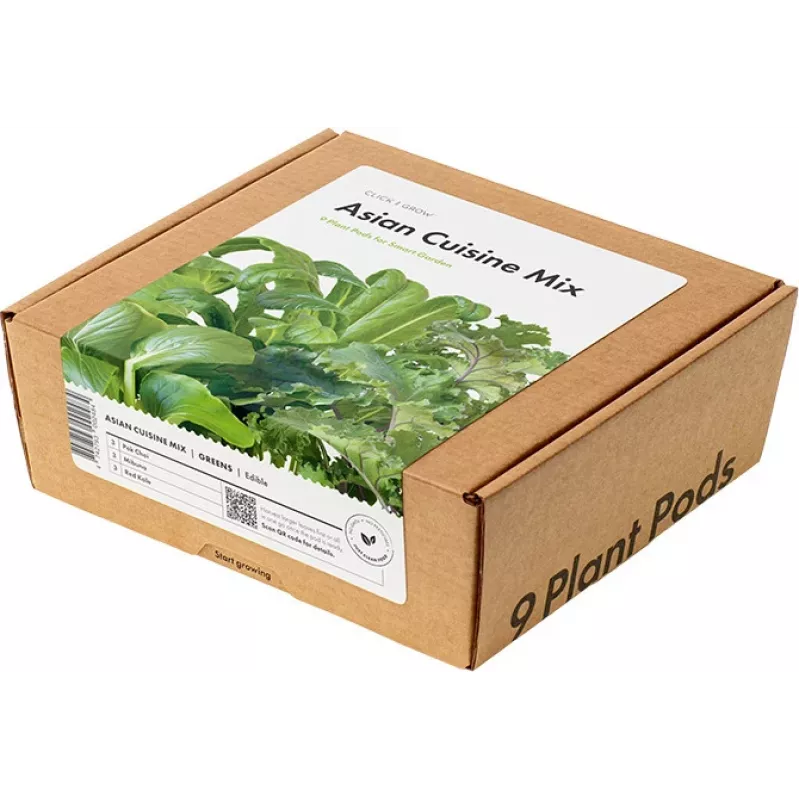 Click & Grow PPMAGX9 Smart Garden capsule per piante confezione da 9 (varietà miste, biodegradabili, con cappucci)