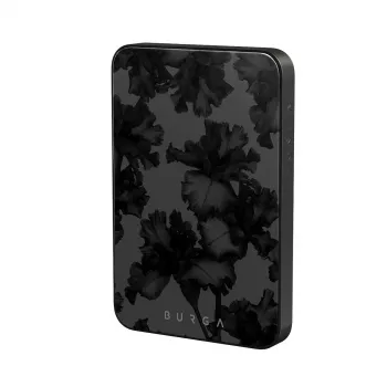 Burga Magnetic 5000 mAh Nocturnal Gunmetal powerbank wireless