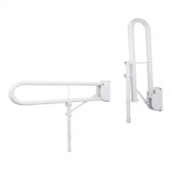 Maniglione di sostegno ribaltabile HD-05, 76 cm, bianco
