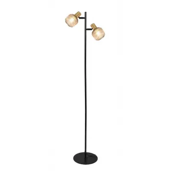 Lampada da terra Shadow 2xE14 nero/oro