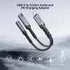 UNITEK Adattatore audio da USB-C a 3,5 mm con PD