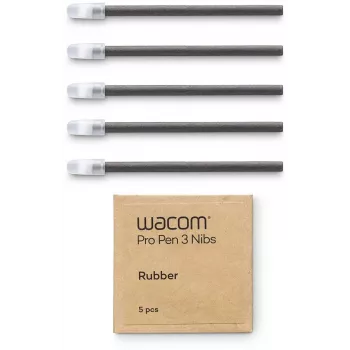 WACOM Pro Pen 3 punte in gomma confezione da 5 (ACK253010Z) – punte di ricambio per una sensazione di carta naturale