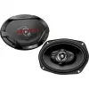 JVC CS-DR6942 altoparlanti coaxiali 4 vie per auto 6x9 inch, 500W di picco, woofer in carbonio-mica, tweeter a cupola in PEI, coppia