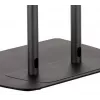 B-TECH AV SYSTEM X - supporto a pavimento universale basso per schermi piatti (VESA 600 x 400) - colonne da 0,75 m Ø50 mm