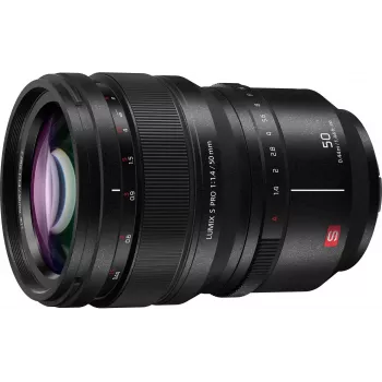 Panasonic Lumix S Pro 50mm f/1.4 obiettivo, L-Mount, full frame (S-X50E)