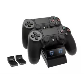 Venom Twin Docking Station per controller PS4 DualShock 4 - nero