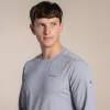 Craghoppers NosiLife Abel maglia a maniche lunghe - Soft Grey Marl - taglia M