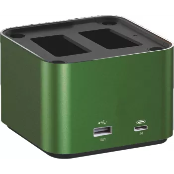Hähnel ProCube 3 Twin caricabatterie per fotocamere Fujifilm (1000 577.3)