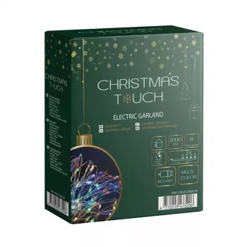 GARLAND EL MICRO MULTI 2000L 200M IP44 - catena luminosa micro multicolore 2000 LED, 200m, interno/esterno