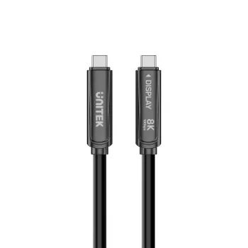 Unitek cavo ottico attivo USB-C 10Gbps PD60W 8K@30Hz 12m nero