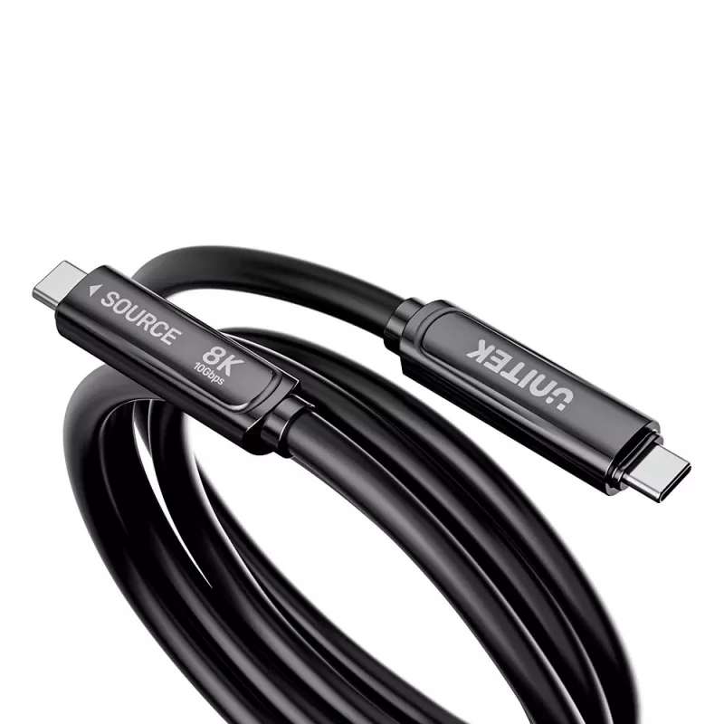 Unitek cavo ottico attivo USB-C 10Gbps PD60W 8K@30Hz 12m nero