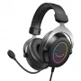 FIFINE H3 AmpliGame cuffie gaming over-ear cablate RGB con microfono rimovibile, driver da 50 mm, USB-A, nero