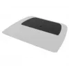 B-TECH AV BT8571/BB supporto a pavimento universale per schermi piatti con colonna da 1,8 m Ø50 mm, VESA 200x200