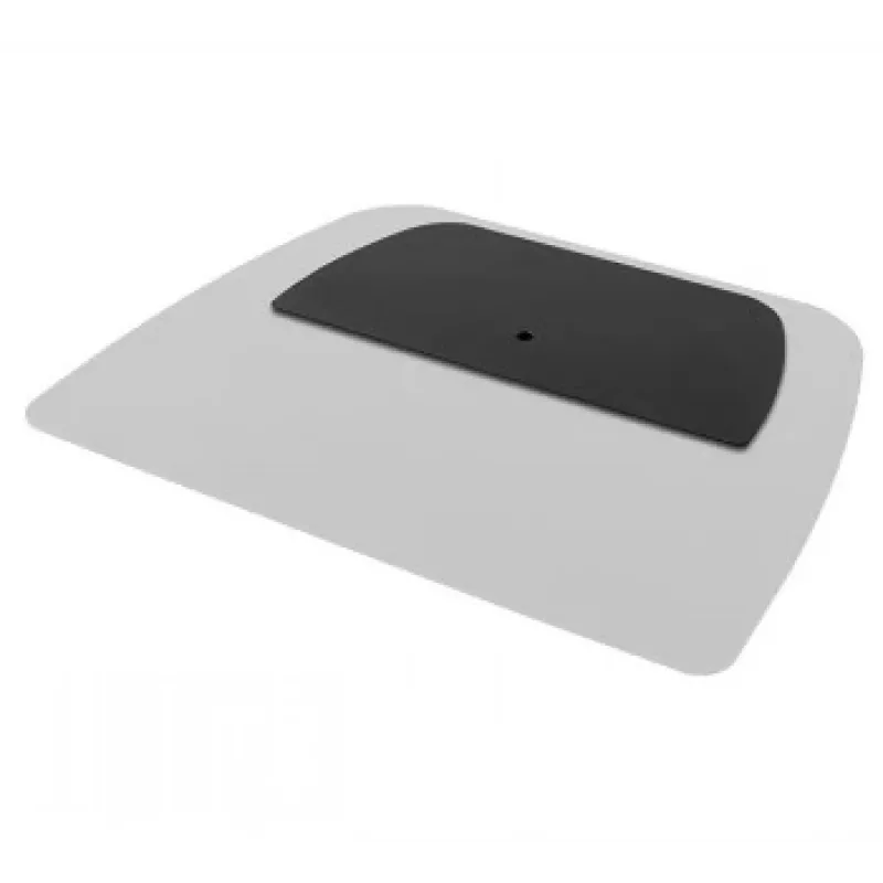B-TECH AV BT8571/BB supporto a pavimento universale per schermi piatti con colonna da 1,8 m Ø50 mm, VESA 200x200