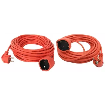 EXTEN SY-CZ-01 30M cavo di prolunga H05VV-F 3G1.5, 30 m, 3 conduttori 1,5 mm², spina Schuko a presa singola, nero