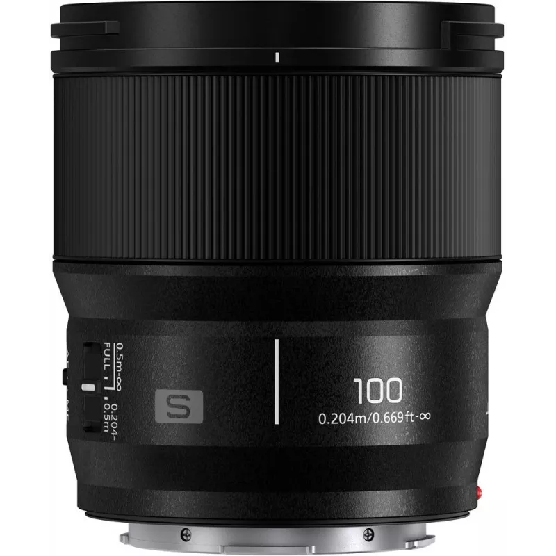Panasonic Lumix S 100mm F2.8 Macro Obiettivo, nero (S-E100E)