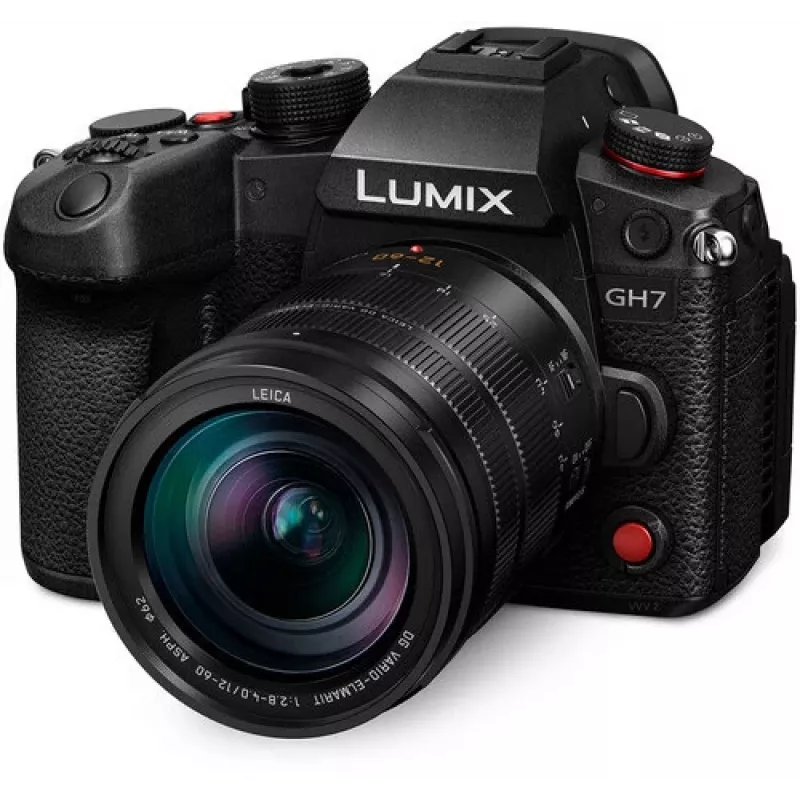 Panasonic Lumix DC-GH7LE fotocamera system corpo con kit obiettivo 12-60mm - nero