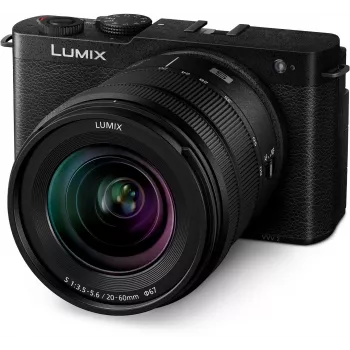 Panasonic Lumix DC-S9 + Lumix S 20-60mm f/3.5-5.6 kit, nero intenso (DC-S9KE-K)