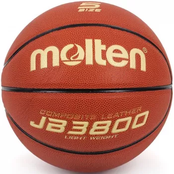 Molten B5C3800-L pallone da basket, misura 5, marrone