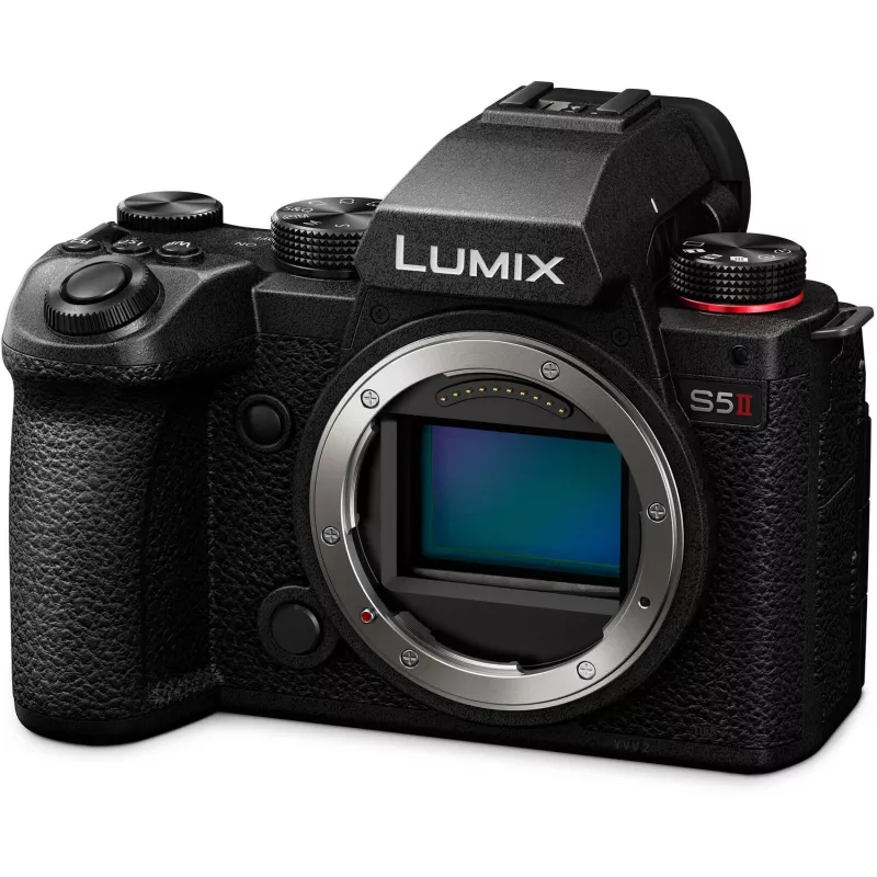 Panasonic Lumix DC-S5 Mark II fotocamera system corpo macchina (DC-S5M2E) - 24,2MP CMOS full frame, video 6K, stabilizzazione a 5 assi, nero