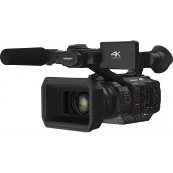 Panasonic HC-X2E camcorder professionale 4K Ultra HD con obiettivo Leica Dicomar 20x, Hybrid O.I.S.+ a 5 assi, ingressi XLR doppi, 3G-SDI, Wi-Fi, doppio slot per schede SD