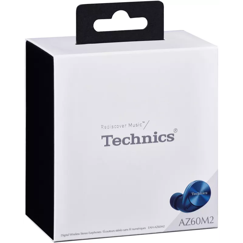 Technics EAH-AZ60M2ES auricolari True Wireless in-ear con Dual Hybrid ANC, LDAC, driver da 8 mm, multipoint 3 dispositivi, IPX4, argento