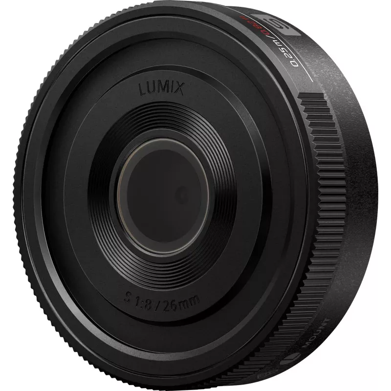 Panasonic Lumix S 26mm f/8 obiettivo pancake (MF) (S-R26E)