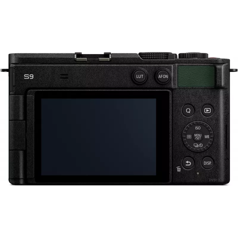 Panasonic Lumix DC-S9E-G fotocamera system full frame con sensore CMOS 24,2MP, stabilizzatore d'immagine a 5 assi, video 6K, L-Mount, oliva scuro
