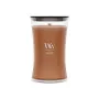 WoodWick Radiant Amber 609,5g candela profumata con stoppino in legno, fino a 180 ore di combustione, contenitore in vetro a clessidra