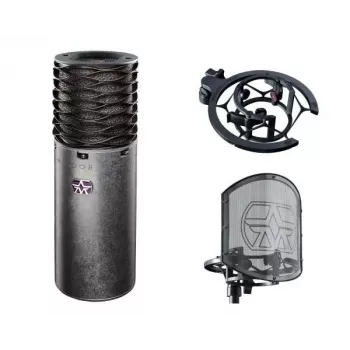 Aston Spirit microfono a condensatore bundle con sospensione antivibrazione e pop filter