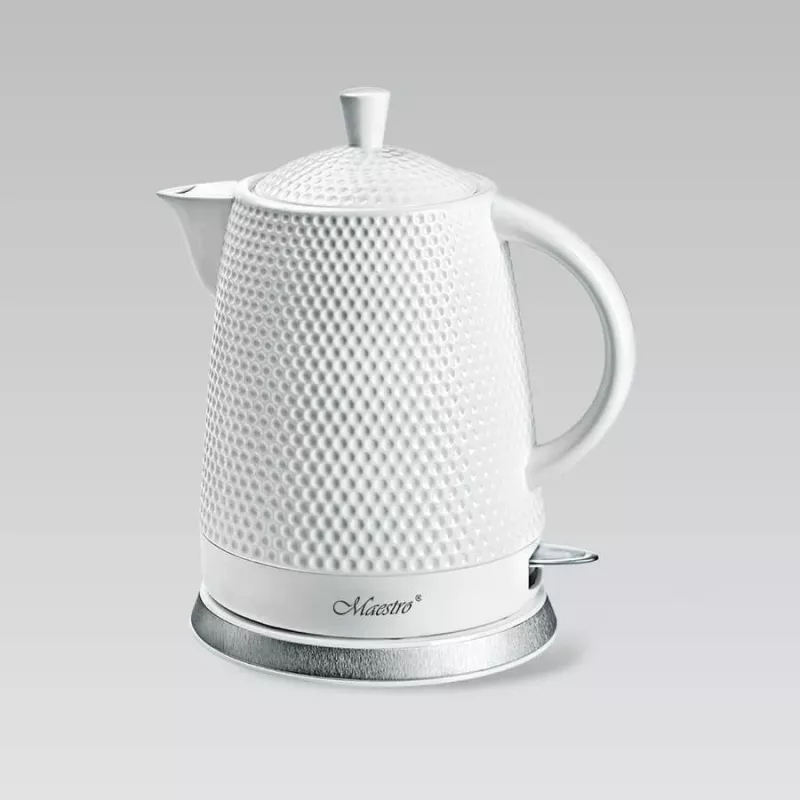 MEO bollitore in ceramica 1,5 l 1500 W bianco MR-069-WHITE MAESTRO